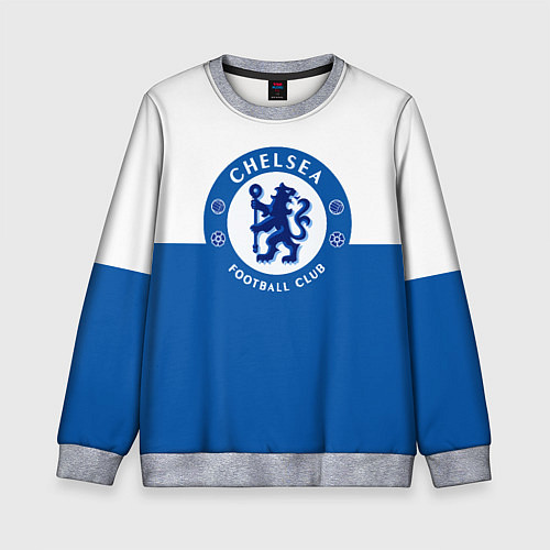 Детский свитшот Chelsea FC: Duo Color / 3D-Меланж – фото 1