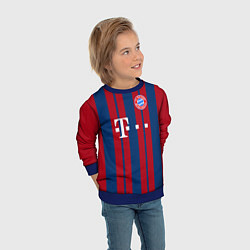 Свитшот детский Bayern FC: Original 2018, цвет: 3D-синий — фото 2
