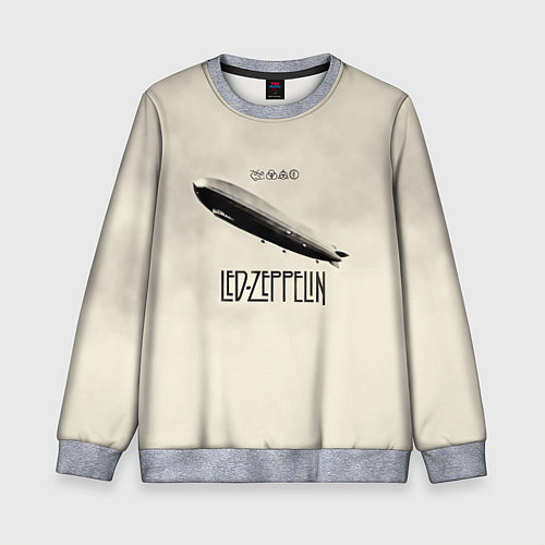 Детский свитшот Led Zeppelin: Fly / 3D-Меланж – фото 1