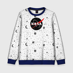 Свитшот детский NASA: Moonlight, цвет: 3D-синий