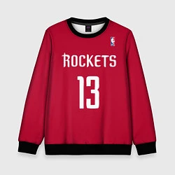 Свитшот детский Rockets: Houston 13, цвет: 3D-черный