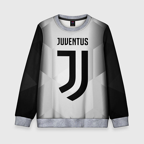 Детский свитшот FC Juventus: Silver Original / 3D-Меланж – фото 1