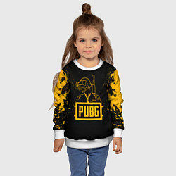 Свитшот детский PUBG: Black Soldier, цвет: 3D-белый — фото 2