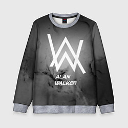 Свитшот детский Alan Walker: Black Side, цвет: 3D-меланж