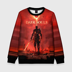 Свитшот детский Dark Souls: Red Sunrise, цвет: 3D-черный