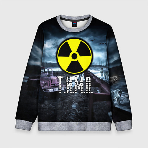 Детский свитшот S.T.A.L.K.E.R: Тима / 3D-Меланж – фото 1