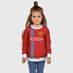 Свитшот детский Russia Games, цвет: 3D-белый — фото 2