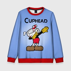 Свитшот детский Cuphead Dab, цвет: 3D-красный