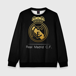 Свитшот детский FC Real Madrid: Gold Edition, цвет: 3D-черный