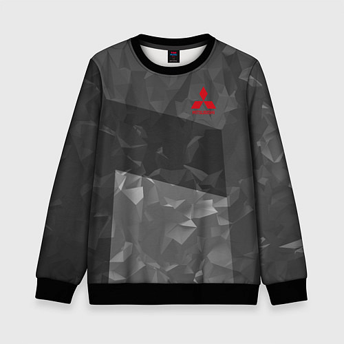 Детский свитшот MITSUBISHI SPORT / 3D-Черный – фото 1