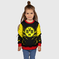 Свитшот детский Borussia FC: Sport Fashion, цвет: 3D-красный — фото 2