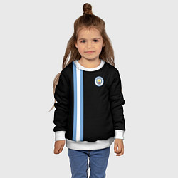Свитшот детский Манчестер Сити, цвет: 3D-белый — фото 2