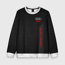 Свитшот детский Audi: Sport Line, цвет: 3D-белый