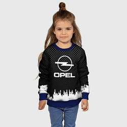 Свитшот детский Opel: Black Side, цвет: 3D-синий — фото 2
