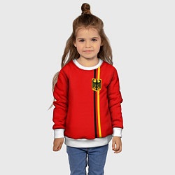 Свитшот детский Германия, цвет: 3D-белый — фото 2