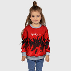 Свитшот детский Агата Кристи: Высший рок, цвет: 3D-меланж — фото 2