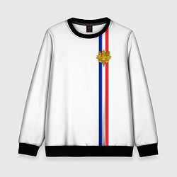 Детский свитшот Франция: лента с гербом