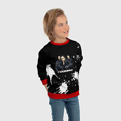 Свитшот детский Группа OOMPH!, цвет: 3D-красный — фото 2