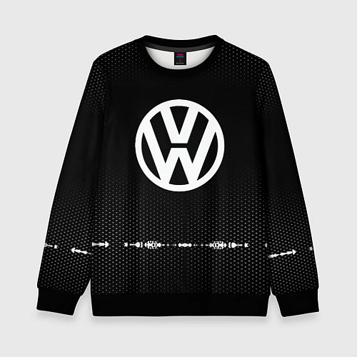 Детский свитшот Volkswagen: Black Abstract / 3D-Черный – фото 1