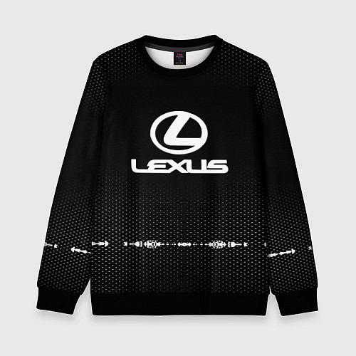 Детский свитшот Lexus: Black Abstract / 3D-Черный – фото 1