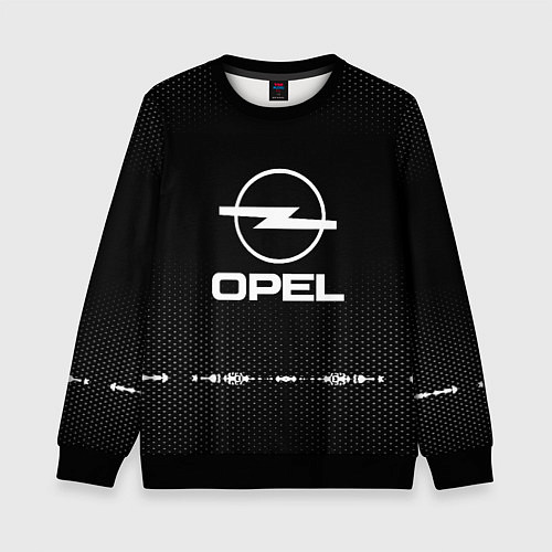Детский свитшот Opel: Black Abstract / 3D-Черный – фото 1