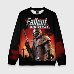 Свитшот детский Fallout: New Vegas, цвет: 3D-черный