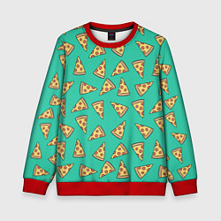 Свитшот детский Стиль пиццы, цвет: 3D-красный