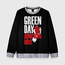 Свитшот детский Green Day: American Idiot, цвет: 3D-меланж