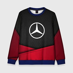 Свитшот детский Mercedes Benz: Grey Carbon, цвет: 3D-синий