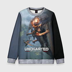 Свитшот детский Uncharted: The Lost Legacy, цвет: 3D-меланж