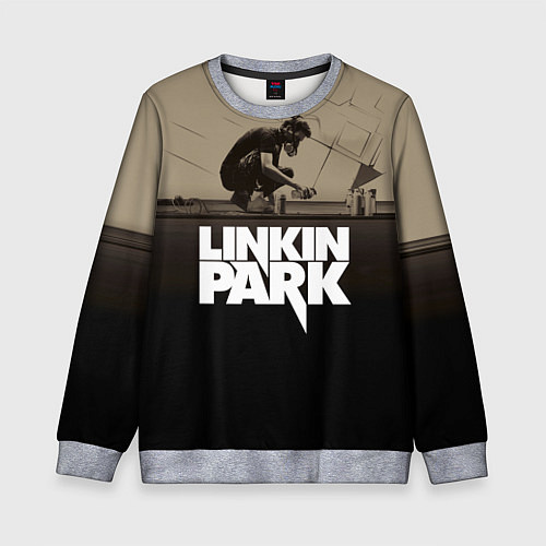 Детский свитшот Linkin Park: Meteora / 3D-Меланж – фото 1