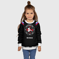 Свитшот детский MMA Russia, цвет: 3D-белый — фото 2