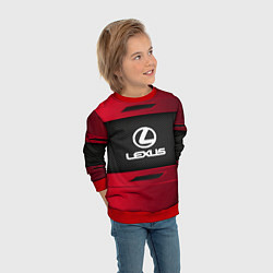 Свитшот детский Lexus Sport, цвет: 3D-красный — фото 2