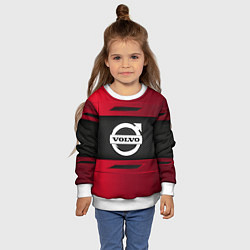 Свитшот детский Volvo Sport, цвет: 3D-белый — фото 2