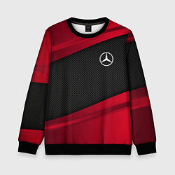 Свитшот детский Mercedes Benz: Red Sport, цвет: 3D-черный