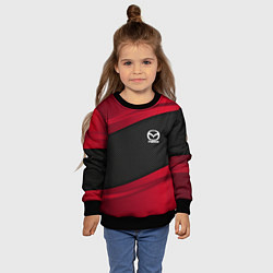 Свитшот детский Mazda: Red Sport, цвет: 3D-черный — фото 2