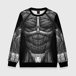 Свитшот детский Экзоскелет, цвет: 3D-черный