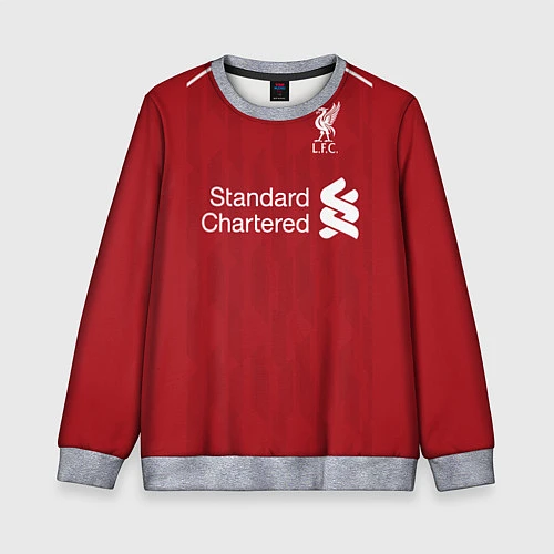 Детский свитшот FC Liverpool: Salah Home 18/19 / 3D-Меланж – фото 1