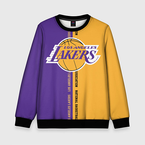 Детский свитшот NBA: LA Lakers / 3D-Черный – фото 1