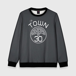 Свитшот детский GSW Town: Stephen Curry, цвет: 3D-черный
