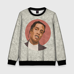 Свитшот детский ASAP Rocky: Runrise, цвет: 3D-черный