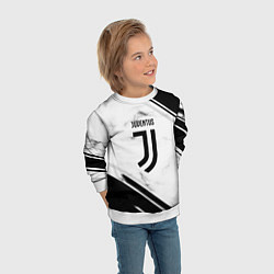 Свитшот детский Juventus, цвет: 3D-белый — фото 2