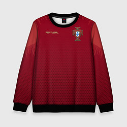 Детский свитшот Сборная Португалии соты сетка