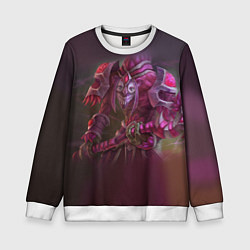 Свитшот детский Dazzle: Purple Witch, цвет: 3D-белый