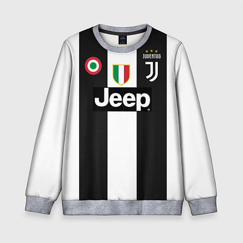 Детский свитшот FC Juventus 18-19 / 3D-Меланж – фото 1