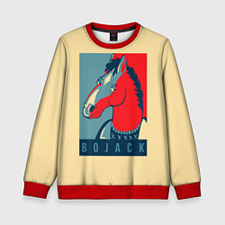 Свитшот детский BoJack Obey, цвет: 3D-красный