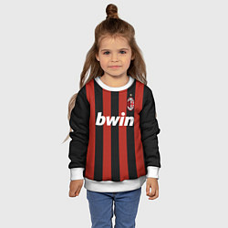 Свитшот детский AC Milan: Ronaldo Retro, цвет: 3D-белый — фото 2