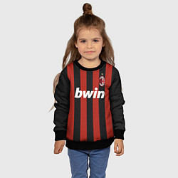 Свитшот детский AC Milan: Ronaldo Retro, цвет: 3D-черный — фото 2