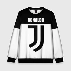 Свитшот детский Ronaldo Juve, цвет: 3D-черный