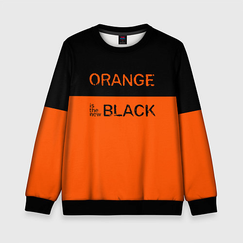 Детский свитшот Orange Is the New Black / 3D-Черный – фото 1